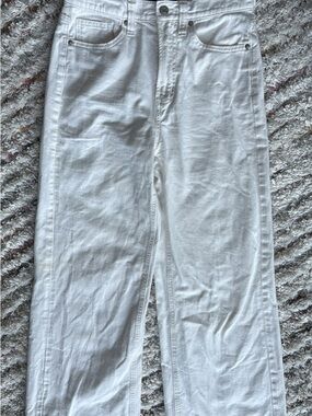 Classic High-Rise Wide Leg white  Jeans